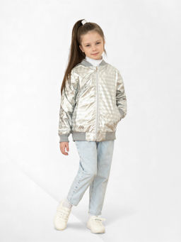 Ветровка детская серебро