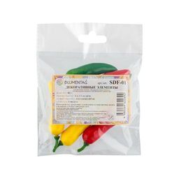 Blumentag SDF-01 Муляж в миниатюре Перцы 6 х 6 шт. 2.9 х 6.9 см MIX 1  фото 6