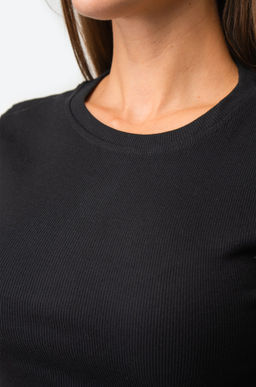 Женский укороченный топ в рубчик Happy Fox  фото 4