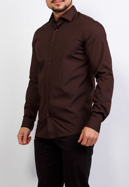 Сорочка мужская длинный рукав GREG 540/139/BR/Z фото 9