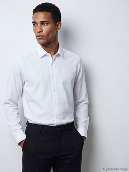 Рубашка мужская Slim Fit длинный рукав