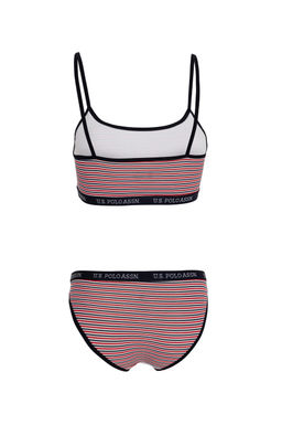 Женский комплект нижнего белья темно-синего цвета Неожиданная скидка в корзине