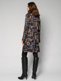 Платье женское 12411-35146 multicolor-black - Eleganzza фото 2