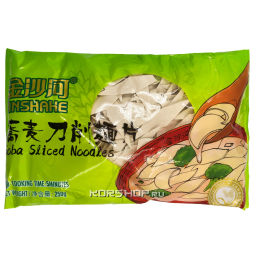 Нарезанная лапша из гречки Jinshahe, Китай, 250 г Акция