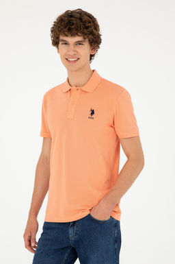 Футболка U.S. Polo Assn Salmon хлопок  фото 3