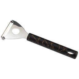 Овощечистка Mallony Marble из нержавеющей стали с ручкой из полипропилена 17.5*5.5 см арт.107867  фото 2