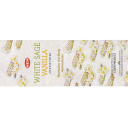 6-гр. благовония White Sage Vanilla БЕЛЫЙ ШАЛФЕЙ-ВАНИЛЬ блок 6 шт.