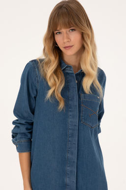 Kad_n Mavi Jean Elbise - U.s. polo assn фото 2