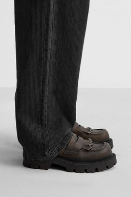 CHUNKY FRINGED LOAFERS