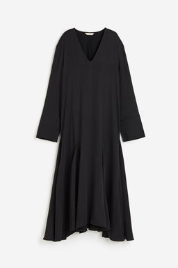 Vestido de saten en mezcla de lyocell