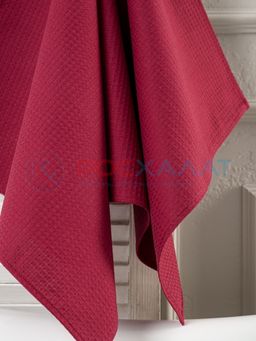 Однотонное вафельное полотенце ПВ-01 (15) 40х70