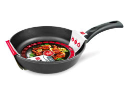 Сковорода литая Индукция Black, несъемная ручка, 20 см - Нева металл посуда фото 5