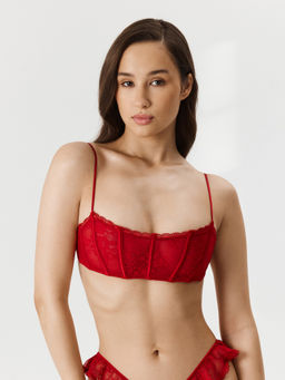 Infinity / Бюстгальтер Bralette жен. Shampany красный