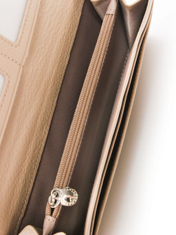 LACCOMA кошелек LA-1081-бежевый натуральная кожа