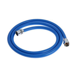 Душевой шланг ZEIN Z11PB, 150 см, антиперекручивание, латунные гайки, синий, Имп/Имп