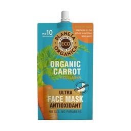 PO ECO Маска д/лица ORGANIC Carrot (Морковь), Антиоксидантная (100мл). 12 03.2027 - Planeta organica фото 2
