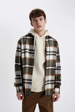 Рубашка Lumberjack с длинным рукавом в клетку обычного кроя - Defacto фото 3