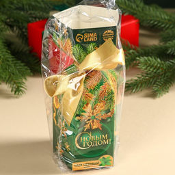 Чай чёрный С Новым годом с мятой, в коробке конфете. 100 г. - Фабрика счастья фото 13