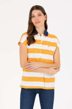 Женская оранжевая футболка - U.s. polo assn фото 15