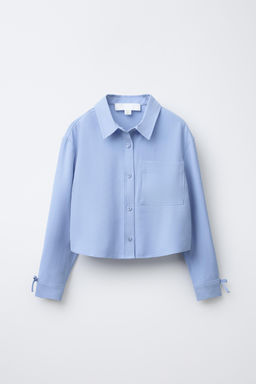 FLOWING SHIRT WITH BOWS