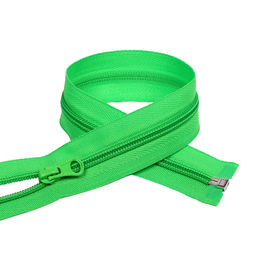 Молния Mzip пласт. спираль №5-N 70см цв.F238 ярк.зеленый уп.10шт