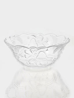 Салатники «Флора», 260 мл, 1500 мл, d=12.2/22 см, набор 7 шт., стекло, прозрачные