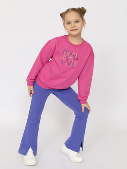 CRB wear/CSKG 70467-44-395 Брюки для девочки,фиолетовый/Ex.Cherubino фото 5