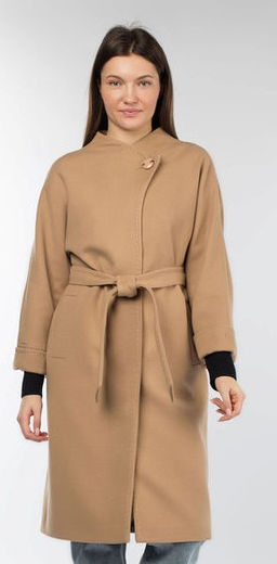 Пальто женское демисезонное (пояс) - El podio фото 9