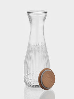 Графин «Элизиум», 1000 мл, бамбуковая крышка, стекло, прозрачный