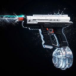 Водное оружие "Hydro Hustle" в коробке (цвет серый)