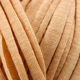 Цена за 2 шт. Пряжа трикотажная 100% хлопок "Лентино mini" 100 гр 40 м цвет 08 бежевый