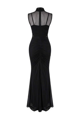 Siyah Orme Tul Astarl? Maxi Abiye & Mezuniyet Elbisesi TPRSS26AE00036 - Trendyolmilla фото 6