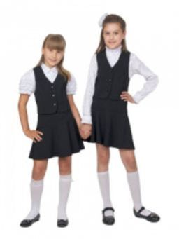 Жилет для девочки  для школы