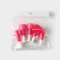 Плунжеры кондитерские Доляна Праздник, набор 5 шт., пластик, розовые фото 5