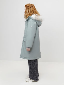 ВК 38107/11 ГР пальто для дев - Crockid фото 4