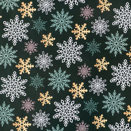 Цена за 10 шт. Бумага упаковочная глянцевая двухсторонняя Новогодние игрушки, 50 х 70 см - Дарите счастье фото 3