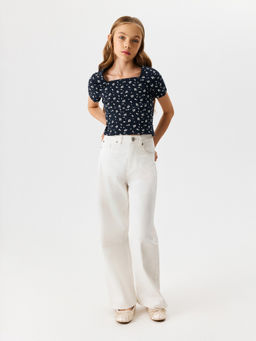 ACOOLA / Футболка детская для девочек Skripka темно-синий  фото 2