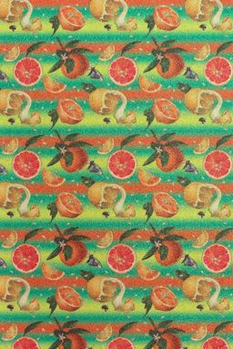 Кожзам с блестками Цитрусы А4 (5 листов) SF-5979, №6 - Больше подарков фото 2