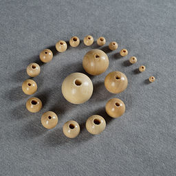 Бусина Zlatka дерево HBWS-22 22 мм 10 х 15 шт 1 шт св. дерево