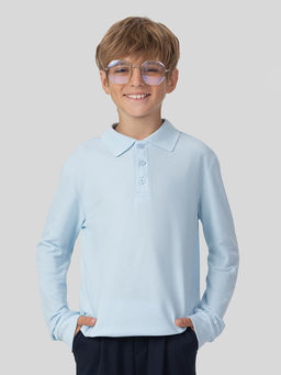 Поло для мальчиков голубое - Mark formelle фото 6