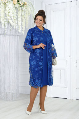 Платье Ninele 7431-Р темно-синий - Mira fashion фото 1399