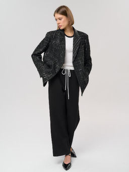 Пиджак женский 12421-34022 black - Eleganzza фото 2