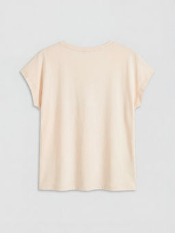 Bisiklet Yaka Bask?l? Kad?n Pijama Tak?m