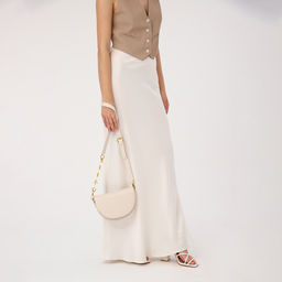 Сумка женская мессенджер на клапане, 20×5×13.5 см, белая