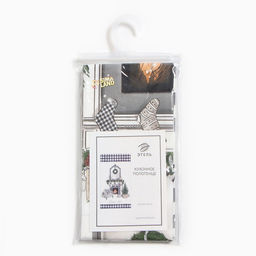 Полотенце Этель Magic winter 40х73 см, 100% хл, саржа 190 гр/м2  фото 2