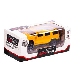 Машина металлическая Крузер, 1:48, инерция, открываются двери, цвет жёлтый - Автоград фото 5