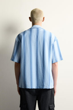CAMISA REGULAR FIT FLUIDA / rayas - Zara фото 3