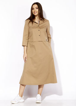 Платье ТАиЕР 1270 песочный  фото 6