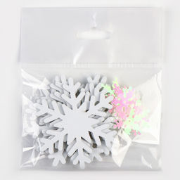 Новогодний декор «Снежинки», белые