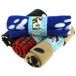 Подстилка-плед для животных 60х90см, флис, полиэстер, цвета микс (Китай) - Pet toys фото 2